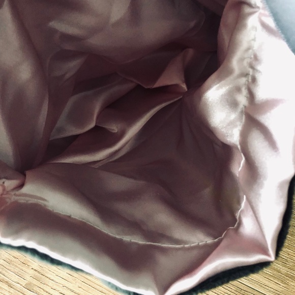 KUROMI-NWOT Soft Dark Gray Drawstring Pouch - Picture 3 of 12